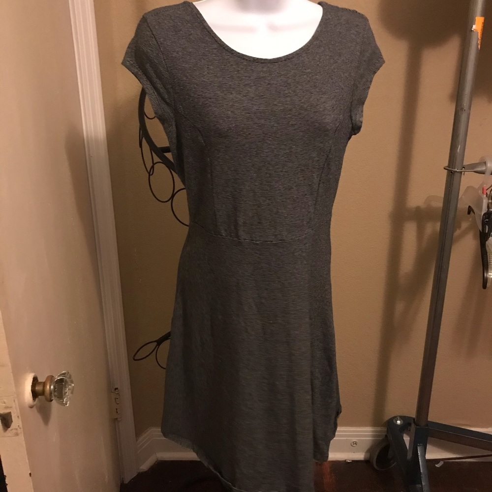 Black stripe dress